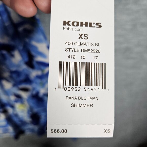 Dana Buchman Women's Stretch Shimmer Wrapped Dress Size XS NEW - Picture 5 of 12